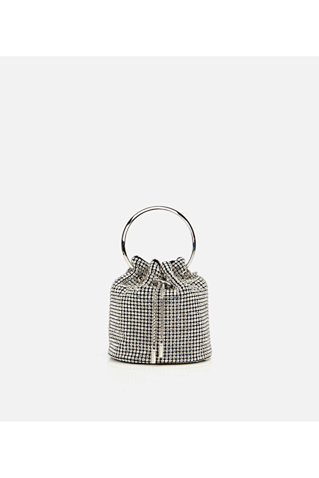 Women's Lame Stone Portfolio Bag