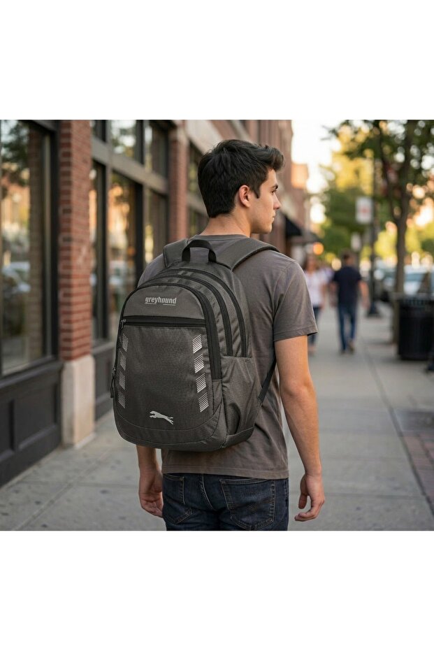 Special Fabric Casual and School Backpack with Water Bottle Holder