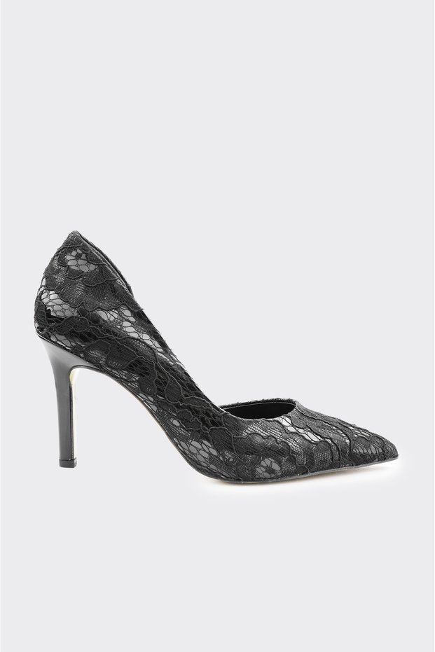 Dantel İşlemeli Kadın Stiletto