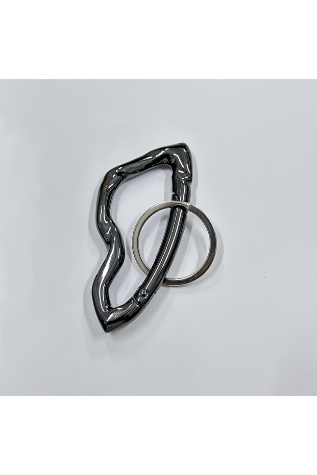 A2 Tomahawk-Shaped Keychain, Creative Metal (with Key Ring), Y2K Pendant Accessory for Waist Styling