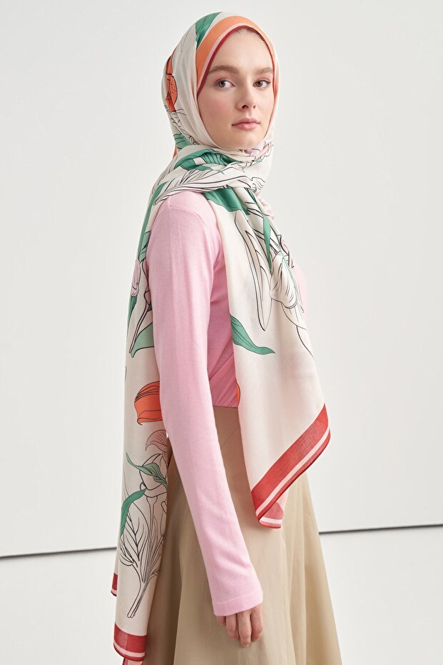 Livia Desen Norena Wool Shawl Beige