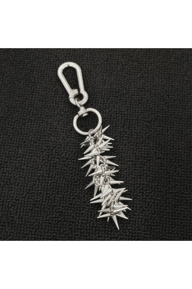 one-size Rivet Keychain Designed Rivet Charm Keychain Stylish Street Hip-Hop Bag Charm, Chain & Wais