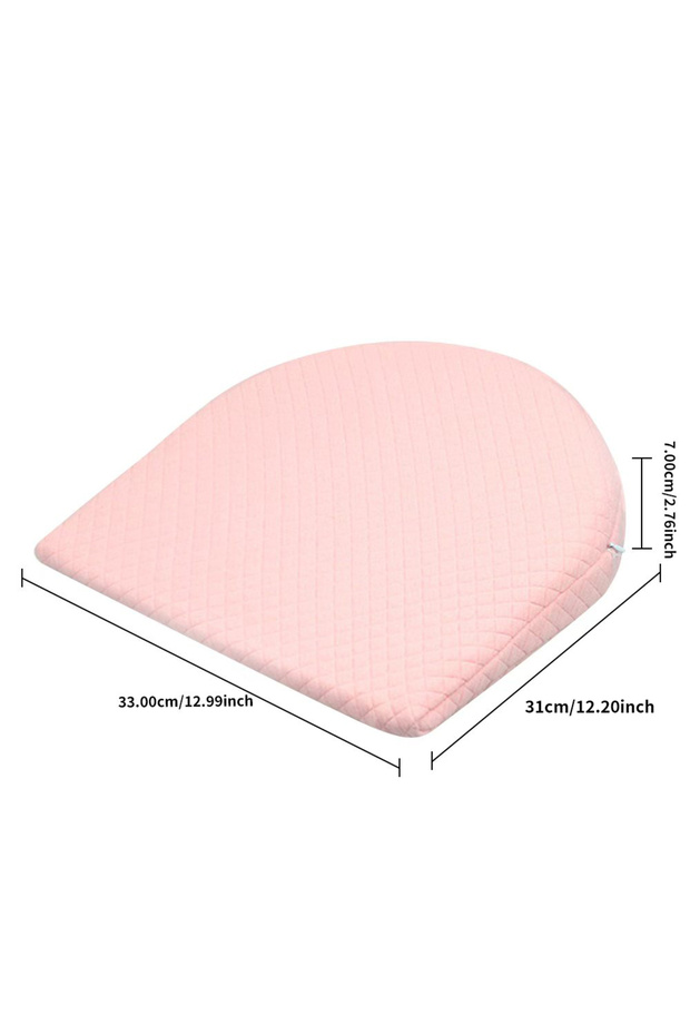 Pink semicircle Baby Comfortable Slope Pillow Anti Refulx Anti Spit Milk For Sleeping Children Prote