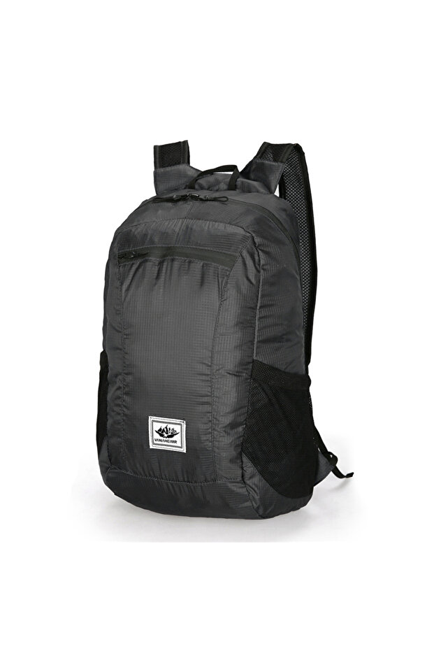 Black Outdoor Hiking Bag 20L Lightweight Portable Backpack Foldable Waterproof Folding Ultralight Pa