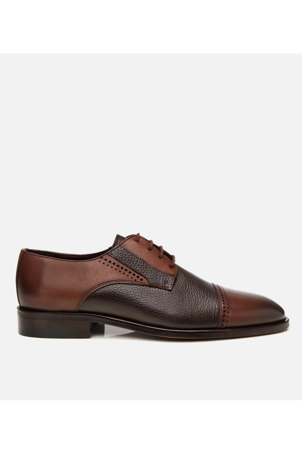Men's Leather Brown Classic Shoes