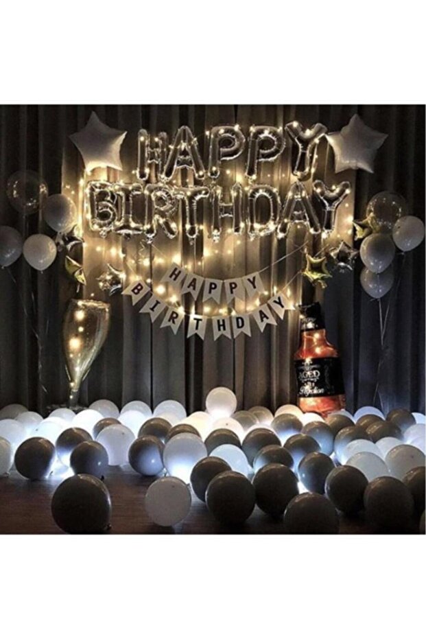 Viscose Goblet Adult Birthday Happy Birthday Set