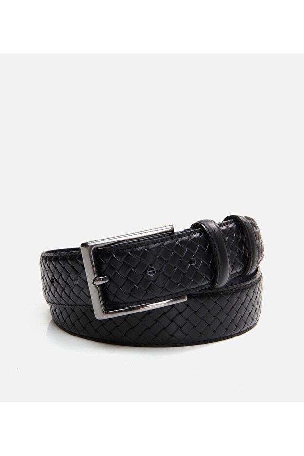 Men's Leather Black Belt