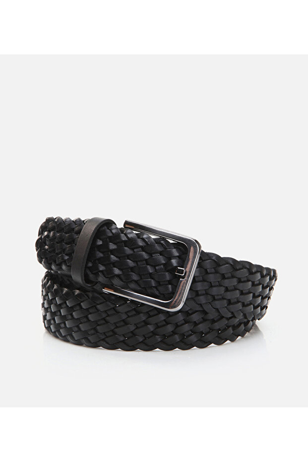 Men's Leather Black Belt