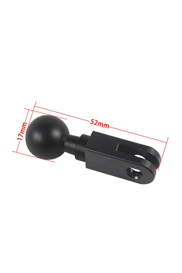 17mm mount for Gopro 17mm Ball Head Adapter Mount 1/4" Screw Male/Female Adapter Socket Connector fo