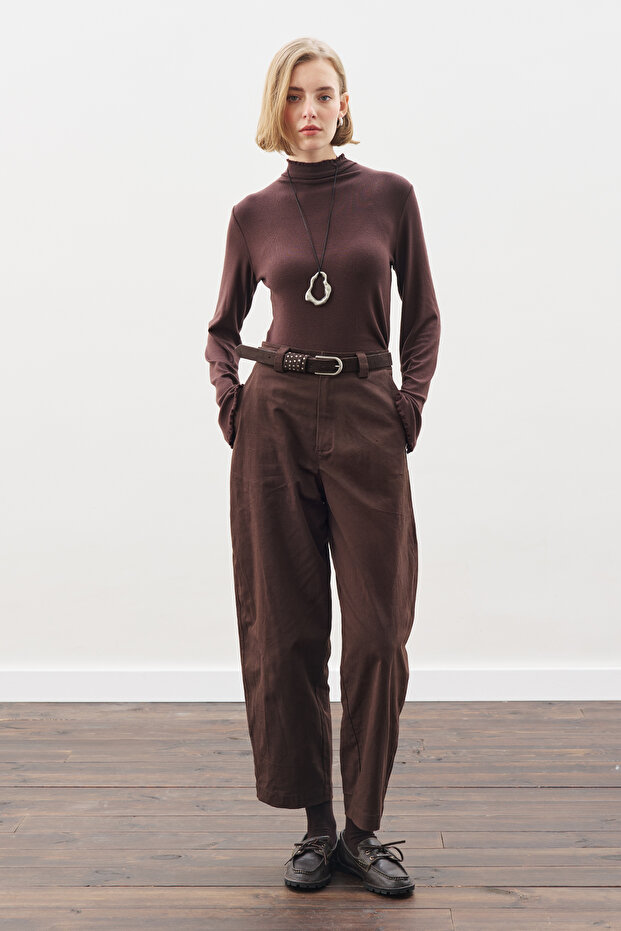Barrel Pants Aci Brown