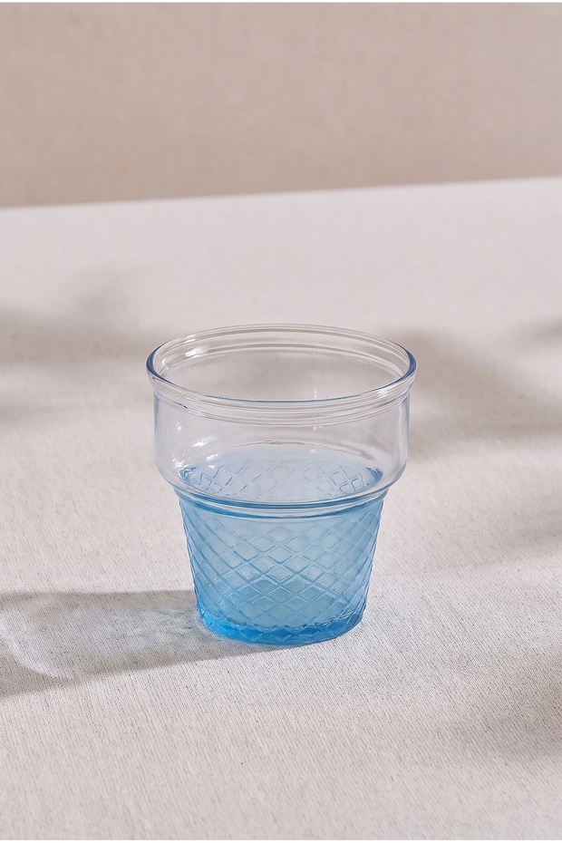 Mini Cornet Ice Cream Bowl Blue