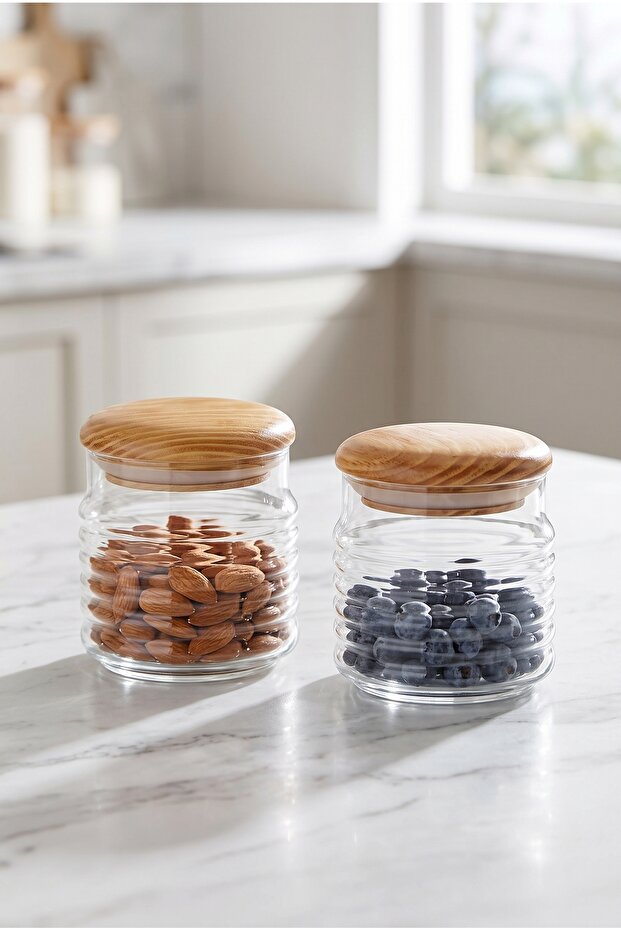 Wooden Lid Jar 9 cm