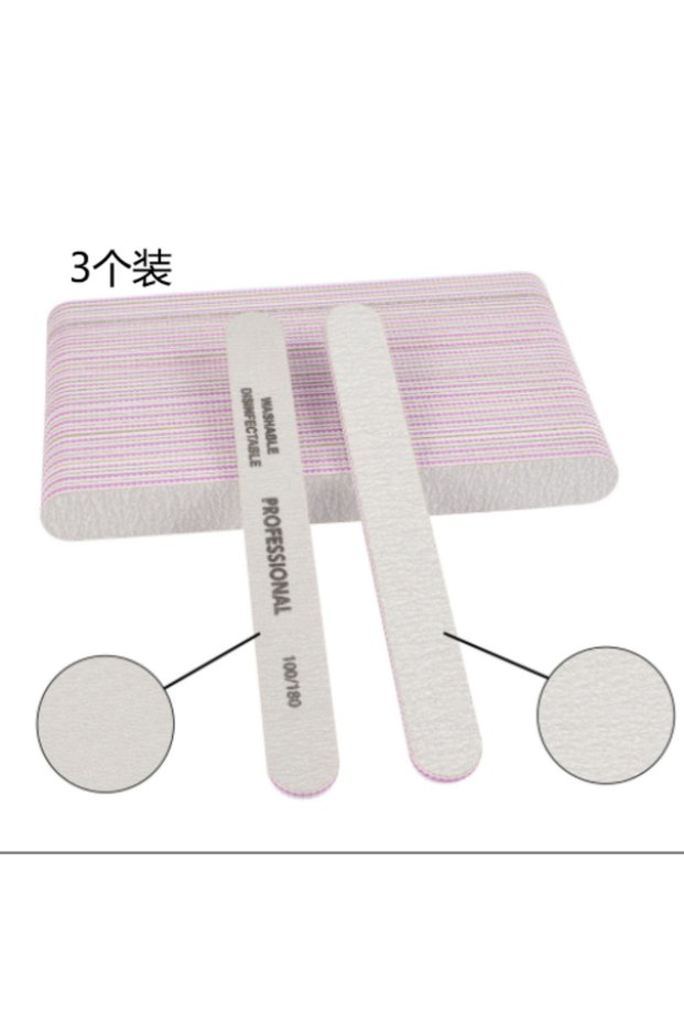 3pcs 100 180 Grit 3/5/10/25/50PCSNail Files 100 180 EVA Professional Thickened Nail Files Sandpaper