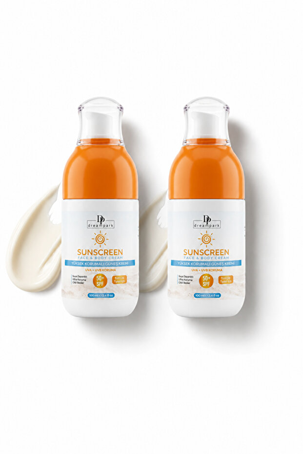Sunscreen 50+Spf High Protection Sunscreen (2X100Ml)