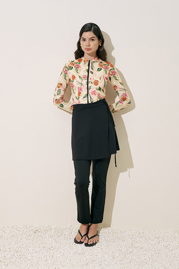 Anvelope Covered Mayo Skirt Black
