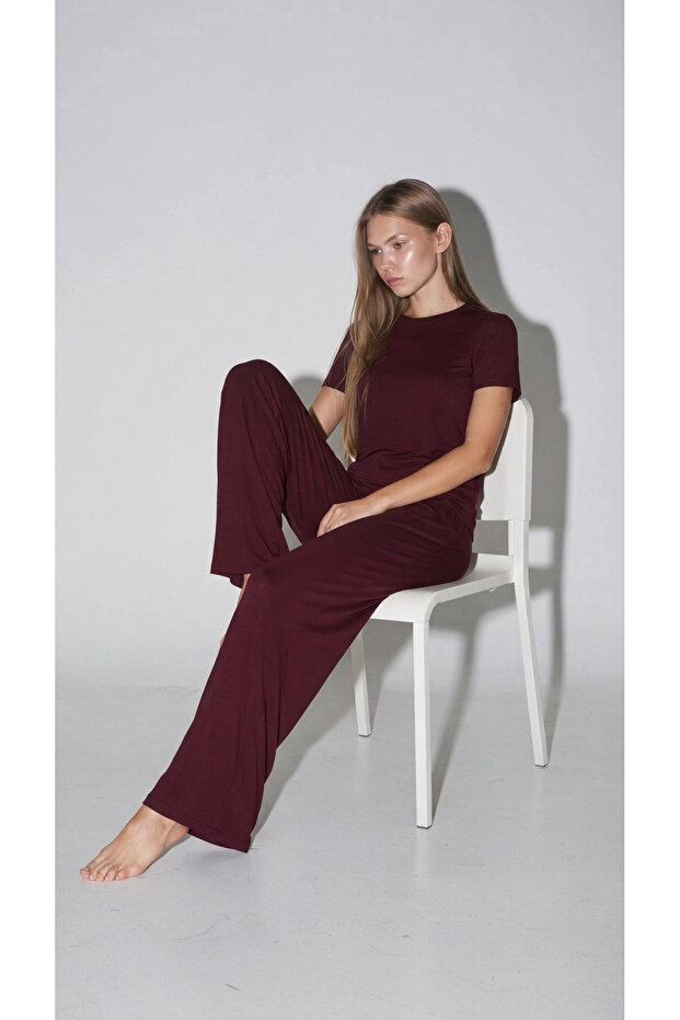 Heli̇a Bordo Modal Pajama Set
