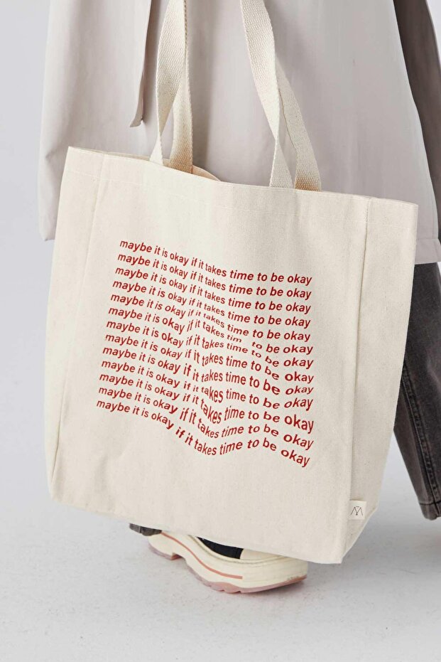 PRINTED BELTED CLOTH BAG MAYBE IT IS OKAY