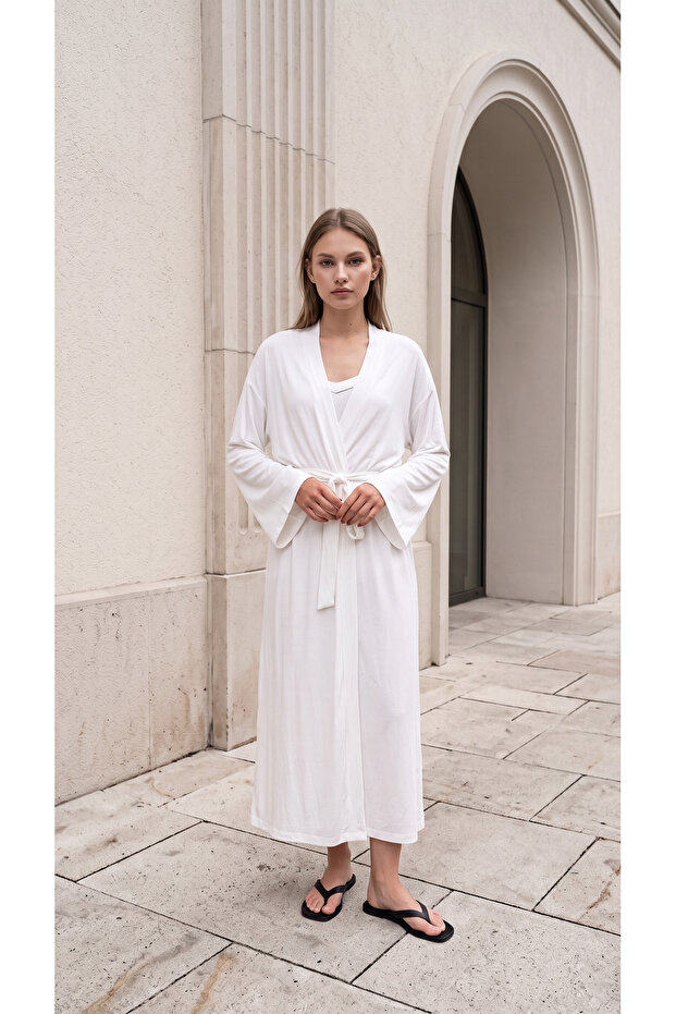 Maris Modal Long Kimono