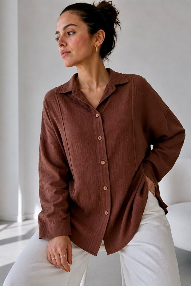 Women's Muslin Shirt Tr0935