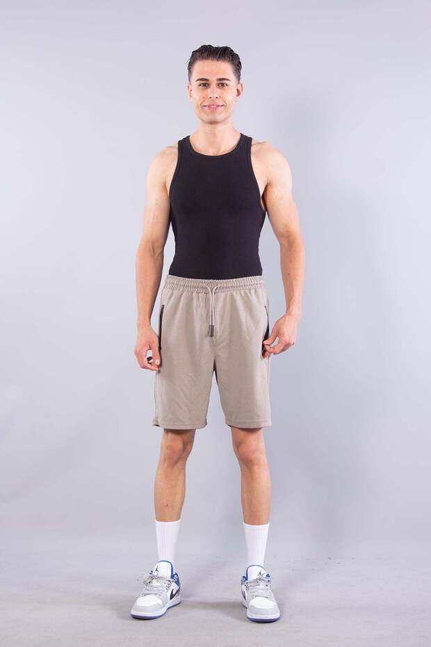 11 Reverse Zipper Ottoman Shorts