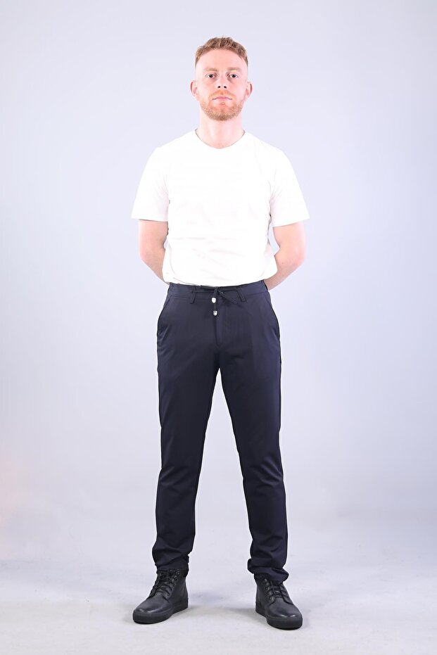 9001 Stretch Fabric Drawstring Waist Pants
