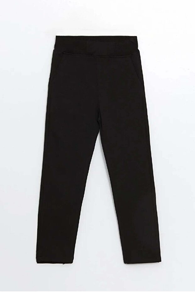 Combed Fabric Ribbed School Pants Two Thread 30/150 Age 6-10