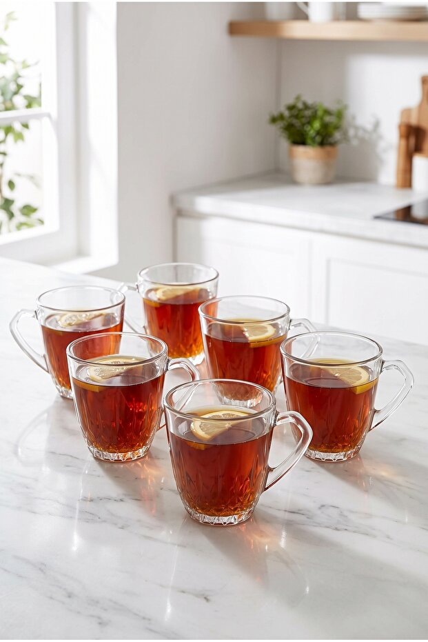 6-Pack Coral Mug 160 Cc
