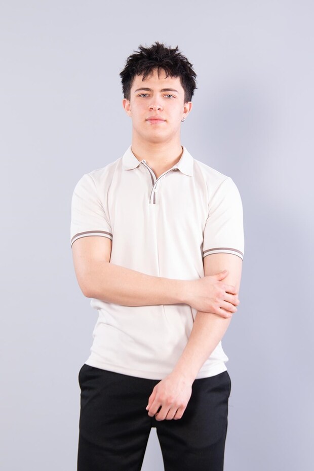 4667 Collared Modal T-Shirt