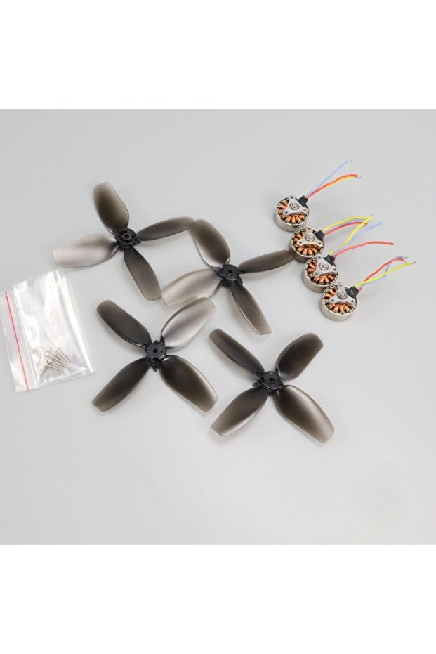 4pc Motor AND Blade 4pcs 1503 Brushless Motor and 1503 Paddle FPV Drone Remote Control Model Aircra