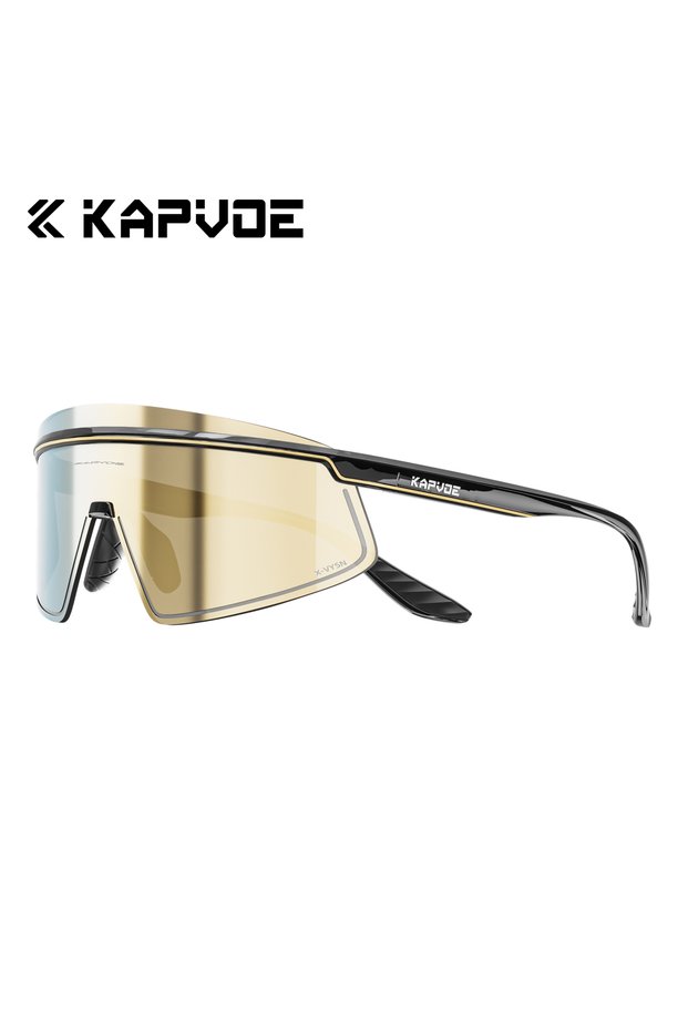 kapvoe HD lens 08 KAPVOE New Running Glasses Bicycle Cycling Sunglasses MTB Bike Racing Equipment Me