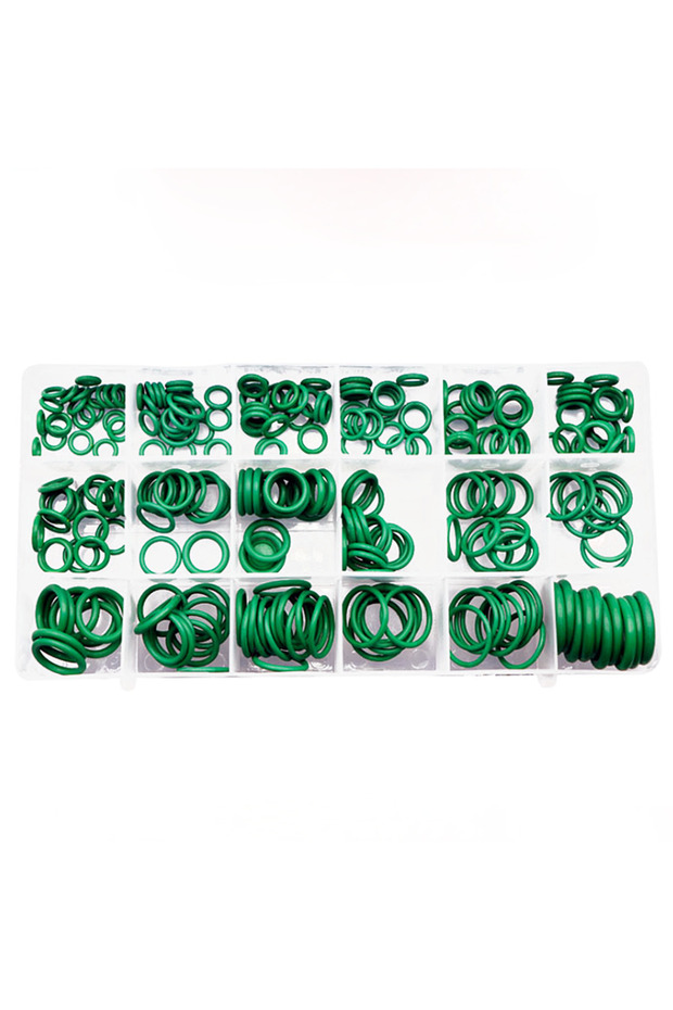 green 270pcs 18 Sizes Rubber Air Conditioning O Rings Universal Car Auto Repair Tools Refrigerant Ri
