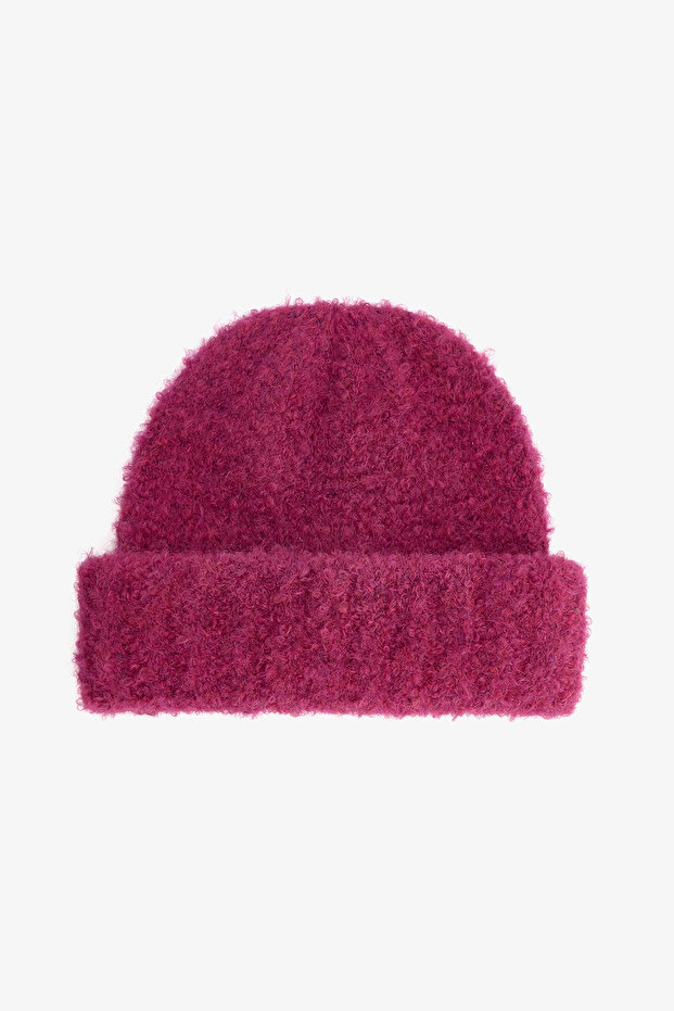 Fuchsia Reneta Soft Textured Beanie