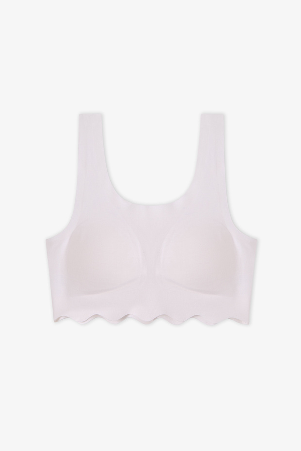 Girl's White Cotton Bonded Padded Bra