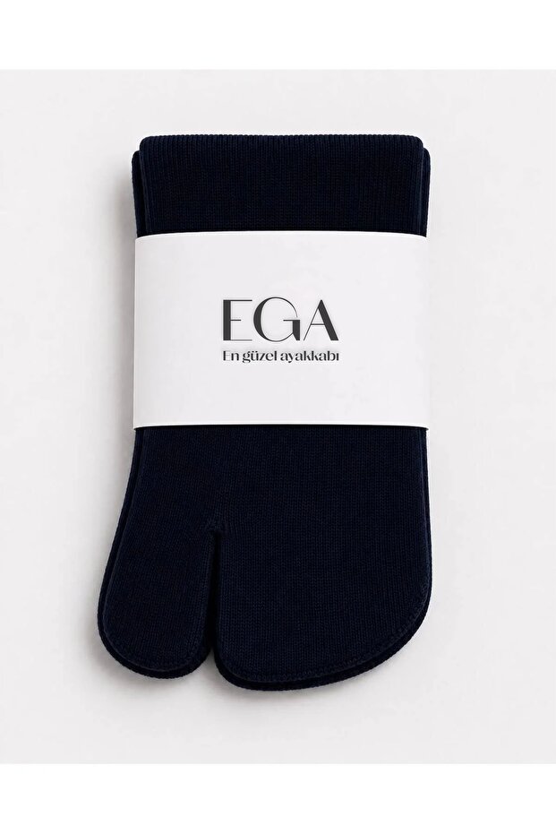 Women's Tabi Flip-Flop Bamboo Navy Blue Socks