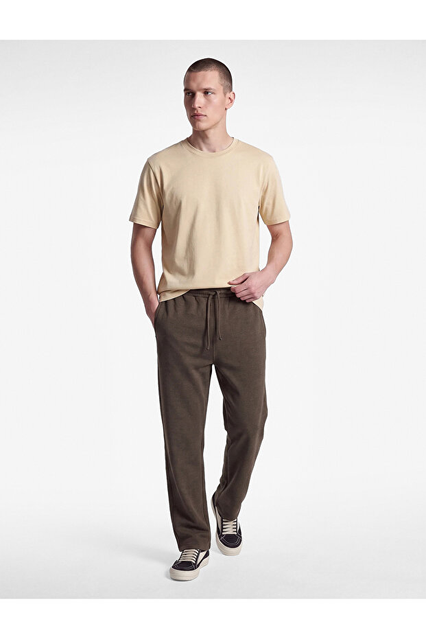 Pocketed Viscose Blend Waist-Tie Pants