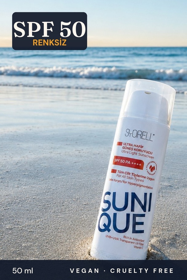 Sunique Anti-Blemish Mineral Filtered Sunscreen Spf 50 / Pa ++++