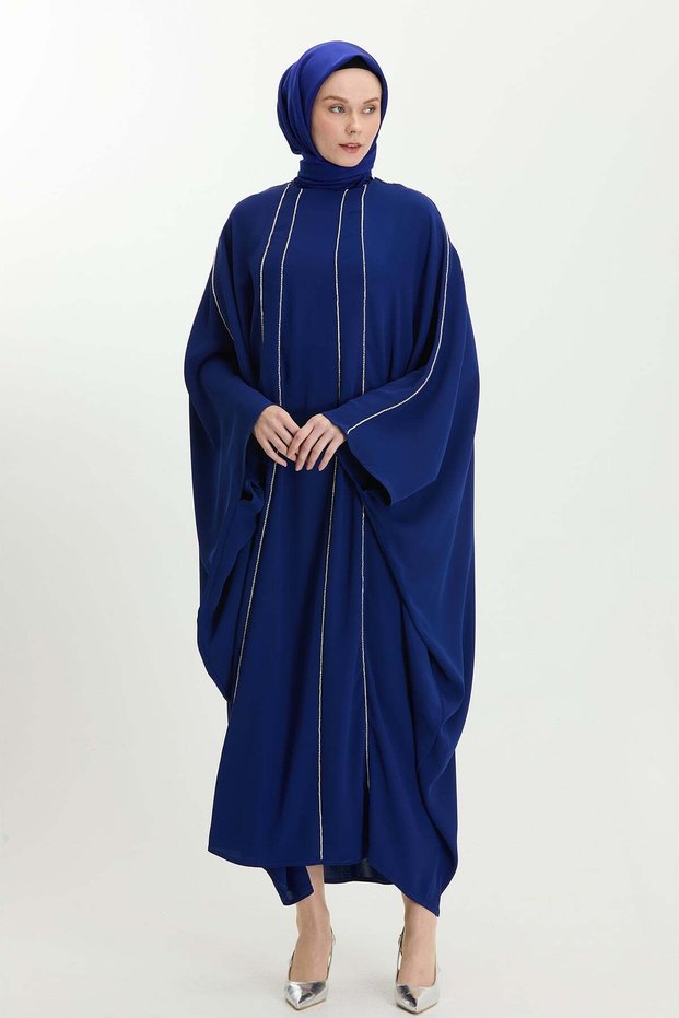 Taş Detaylı Abaya