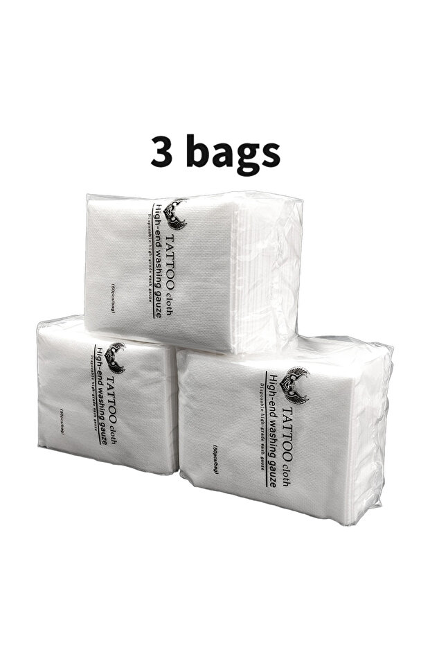 3bags 1/2/3pcs Disposable Tattoo Wipe Paper Tattoo Cloth High-end Washing Gauze Permanent Makeup Cl