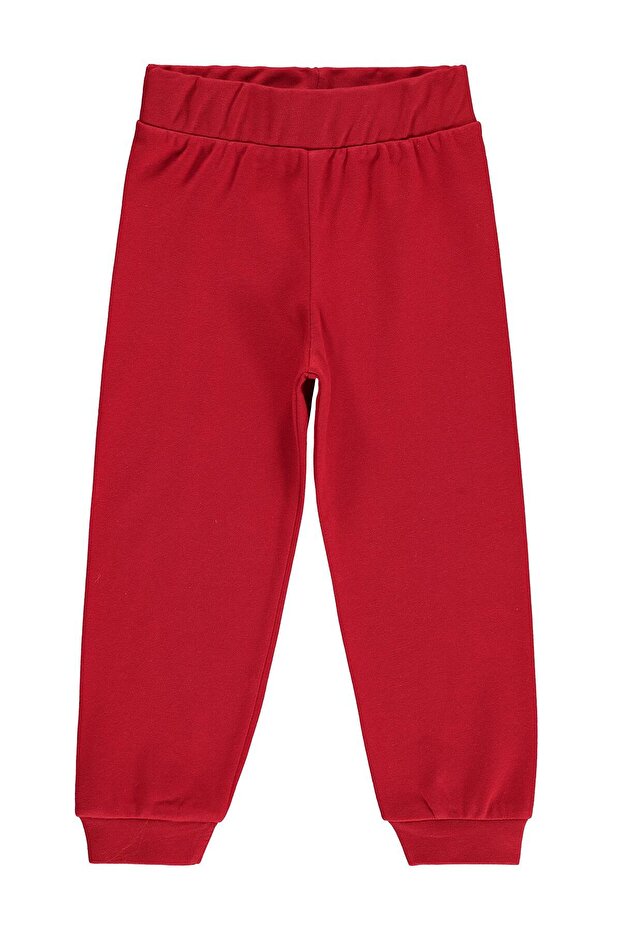 Plain 2-5 Years Old Sweatpants - Red