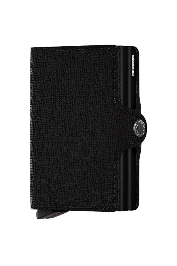 Twinwallet Crisple Card Holder Wallet, Black