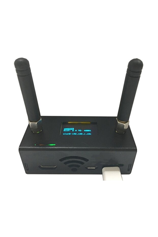Assembled MMDVM Duplex Hotspot Support P25 DMR YSF NXDN With Raspberry Pi Zero W OLED +Antenna 8G Ca