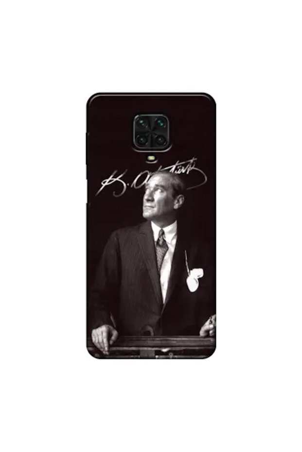 Xiaomi Redmi Note 9S Compatible Case Mustafa Kemal Atatürk Silicone Case (Printed)