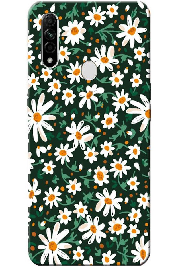 Oppo A31 Compatible Case Spring Flowers 4 Silicone Case (Printed)