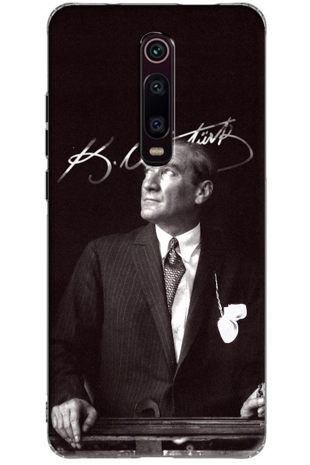 Mi 9t Pro Compatible Case Mustafa Kemal Atatürk Silicone Case (Printed)