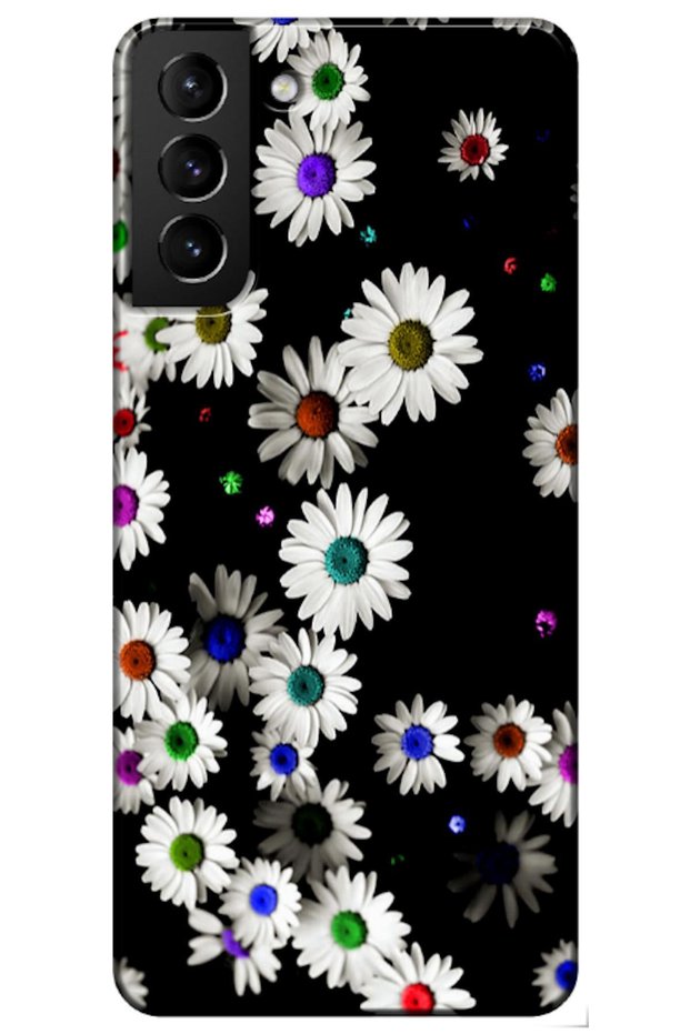 Samsung Galaxy S21 Compatible Case Papatya V1 Silicone Case (Printed)