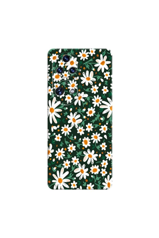 Huawei P50 Pro Compatible Case Spring Flowers 4 Silicone Case (Printed)