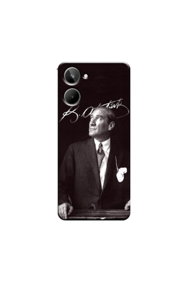 Realme 10 4g Compatible Case Mustafa Kemal Atatürk Silicone Case (Printed)