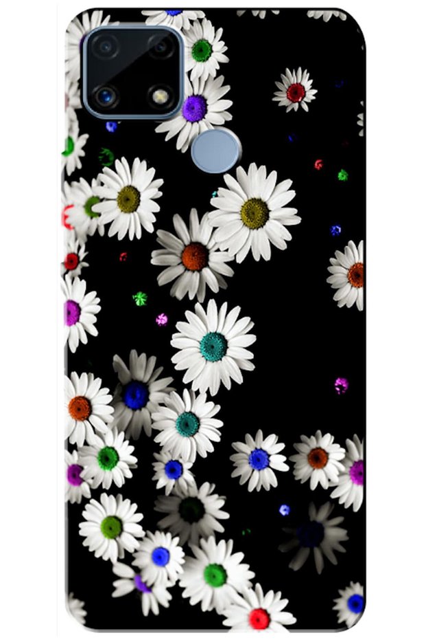 Realme C25 Compatible Case Papatya V1 Silicone Case (Printed)