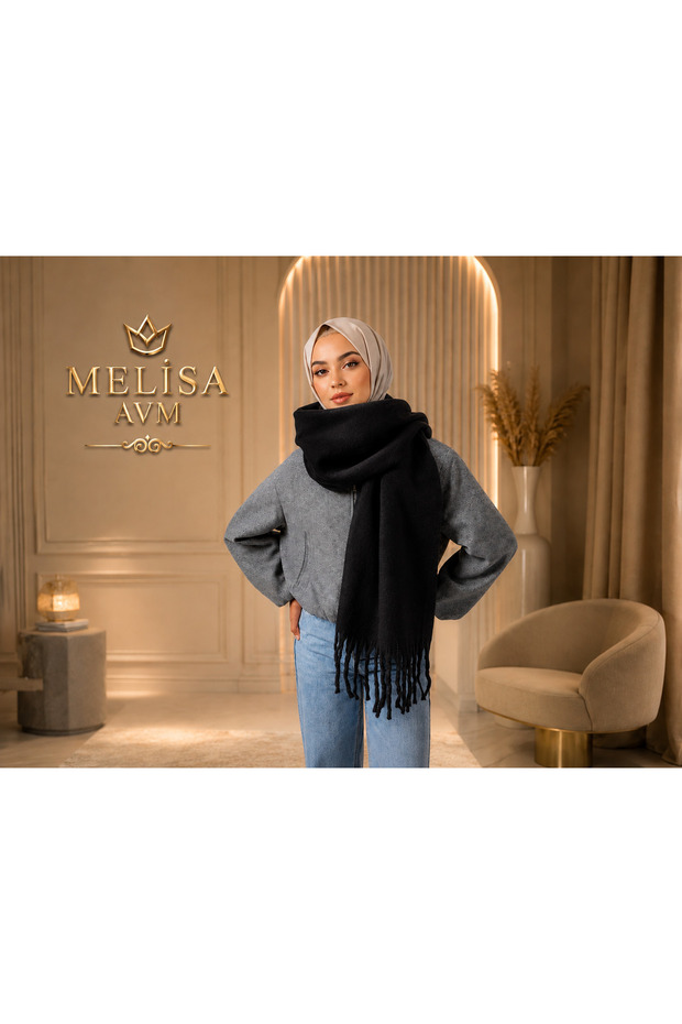 Puffy Soft Textured Women's Scarf Shawl Shoulder Wrap