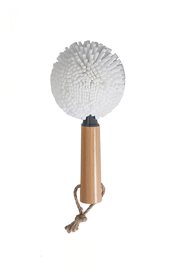 21cm Multi-Purpose Wooden Handle Jug Water Bottle Vase Jar Dish Cleaning Brush Mt311